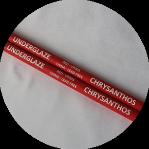 RED UNDERGLAZE PENCIL