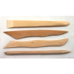 WOODEN MODELLING TOOL KIT